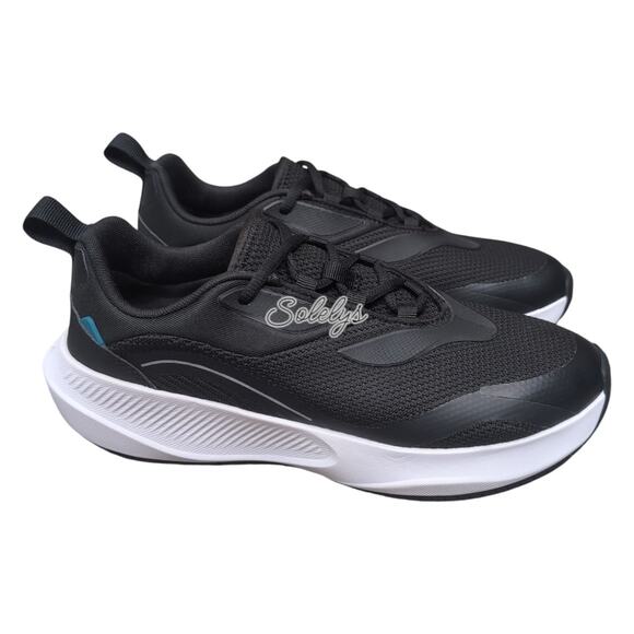 Vessi Tidal Womens 11 Black on White Waterproof Dyma-Tex Vegan Lace Up Sneaker - Picture 4 of 13